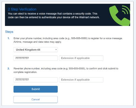How to Set Up a Voice Call for Walmart One