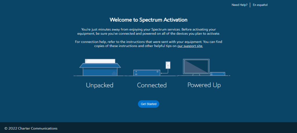 Activate spectrum Spectrum Internet Self Installation Modem 