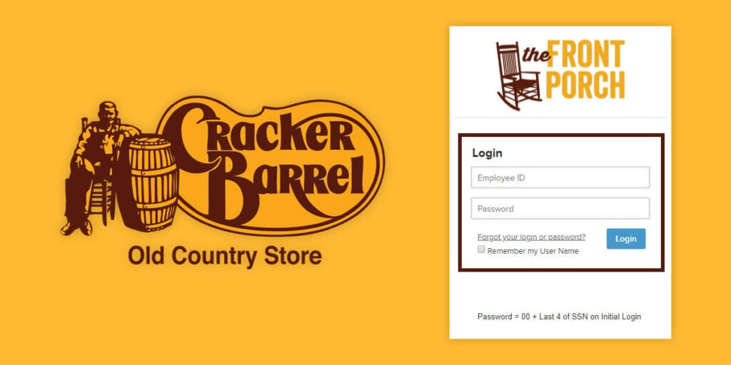 Cracker Barrel Employee Login At Front Porch Self Service Portal