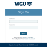 WGU Student Login at My.wgu.edu - Wgu Student Portal Guide 2023