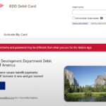 bank of america edd debit card login