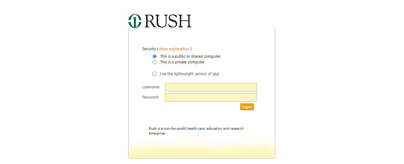 rush email login
