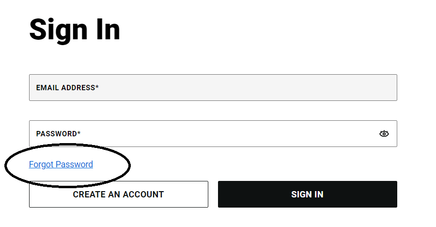 click on forgot password in footlocker homeview portal