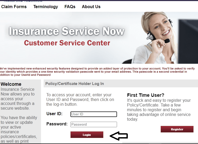 login to insuranceservicenow portal