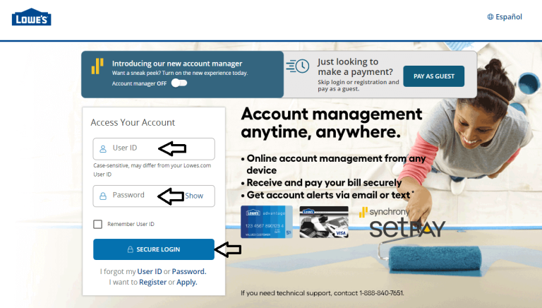 Www Lowes Com Activate Activate Lowe S Credit Card Online   Login To Lowes Account 768x436 