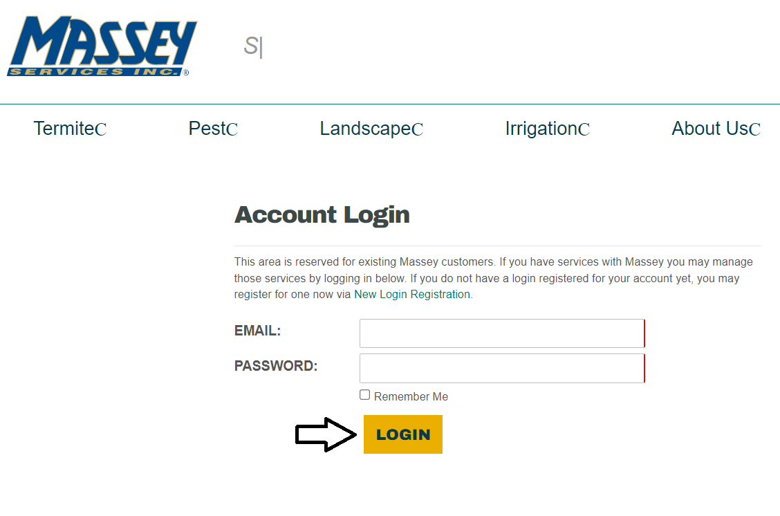 login to massey services account