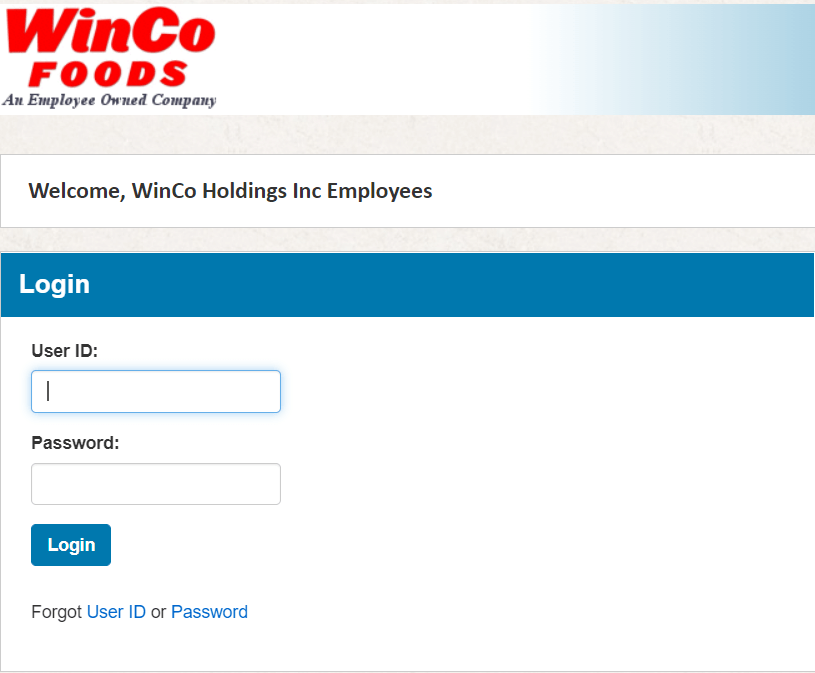 login to paperless employee winco foods portal