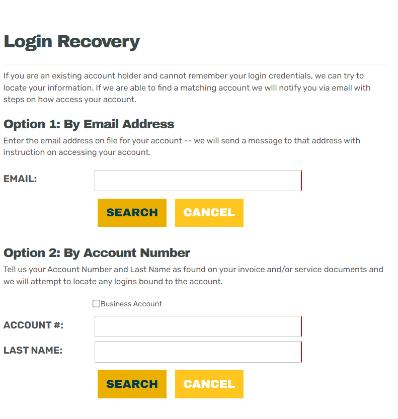 reset massey services login password