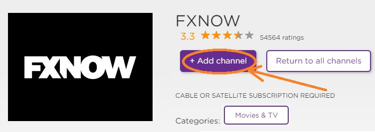activate fxnow on roku