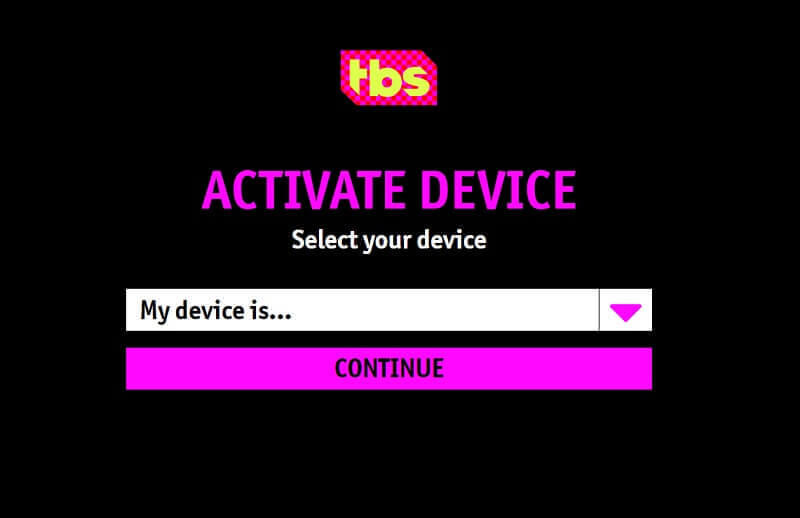 Tbs Activate Enter Code To Activate TBS Channel On Streaming Devices