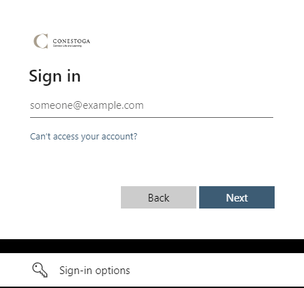 login to econestoga portal