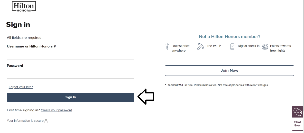 hilton employee travel login