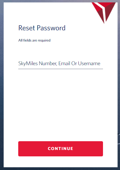 reset delta wifi login password