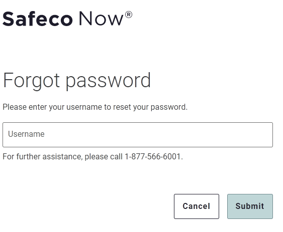 reset safco agent login password