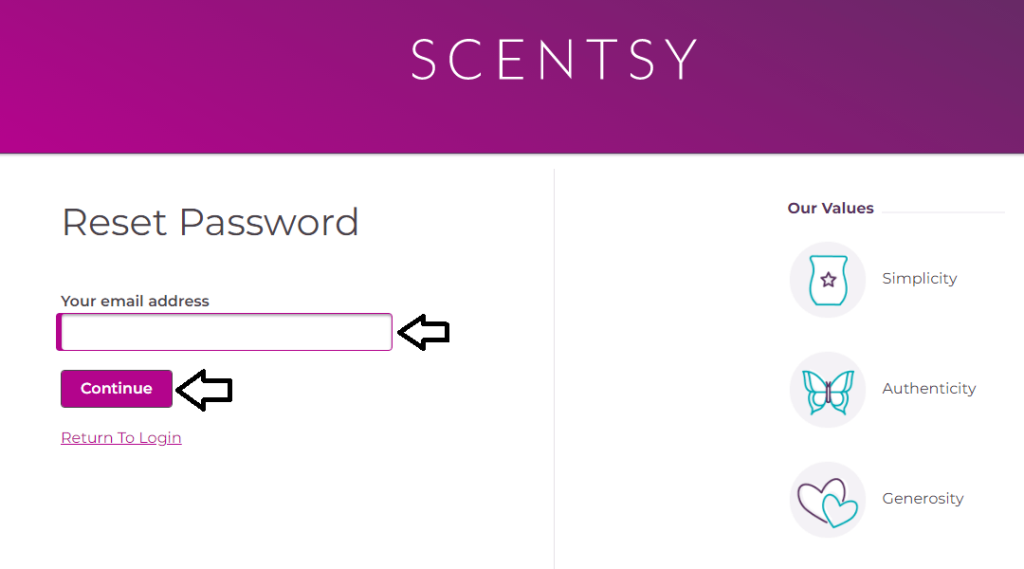reset scentsy workstation login password