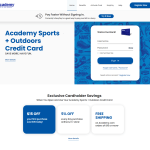 academy sports outdoors credit card login