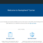 chrwtrucks navisphere carrier login