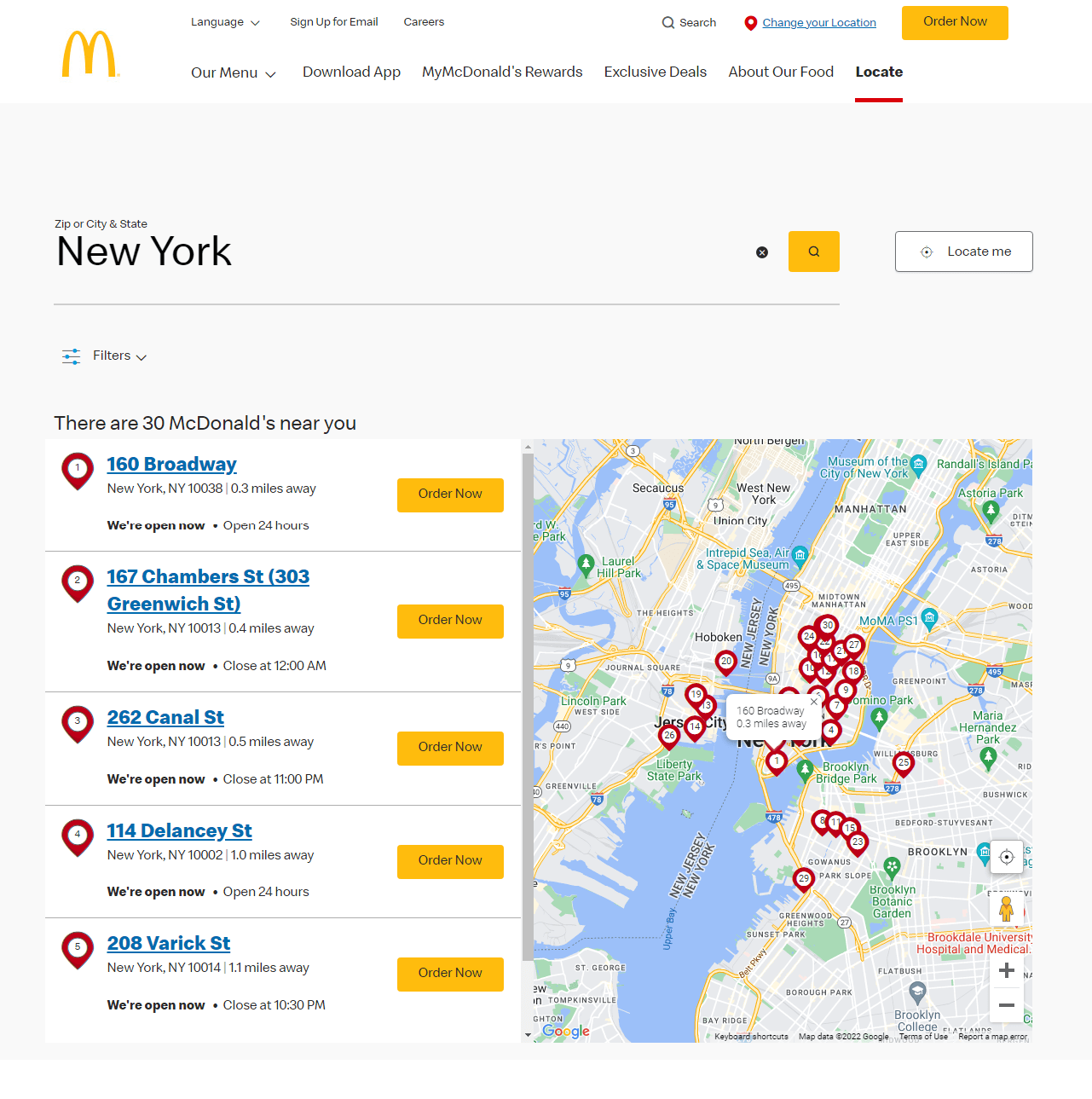 McDonald's Near Me - Find McDonald's Restaurants Location, Opening