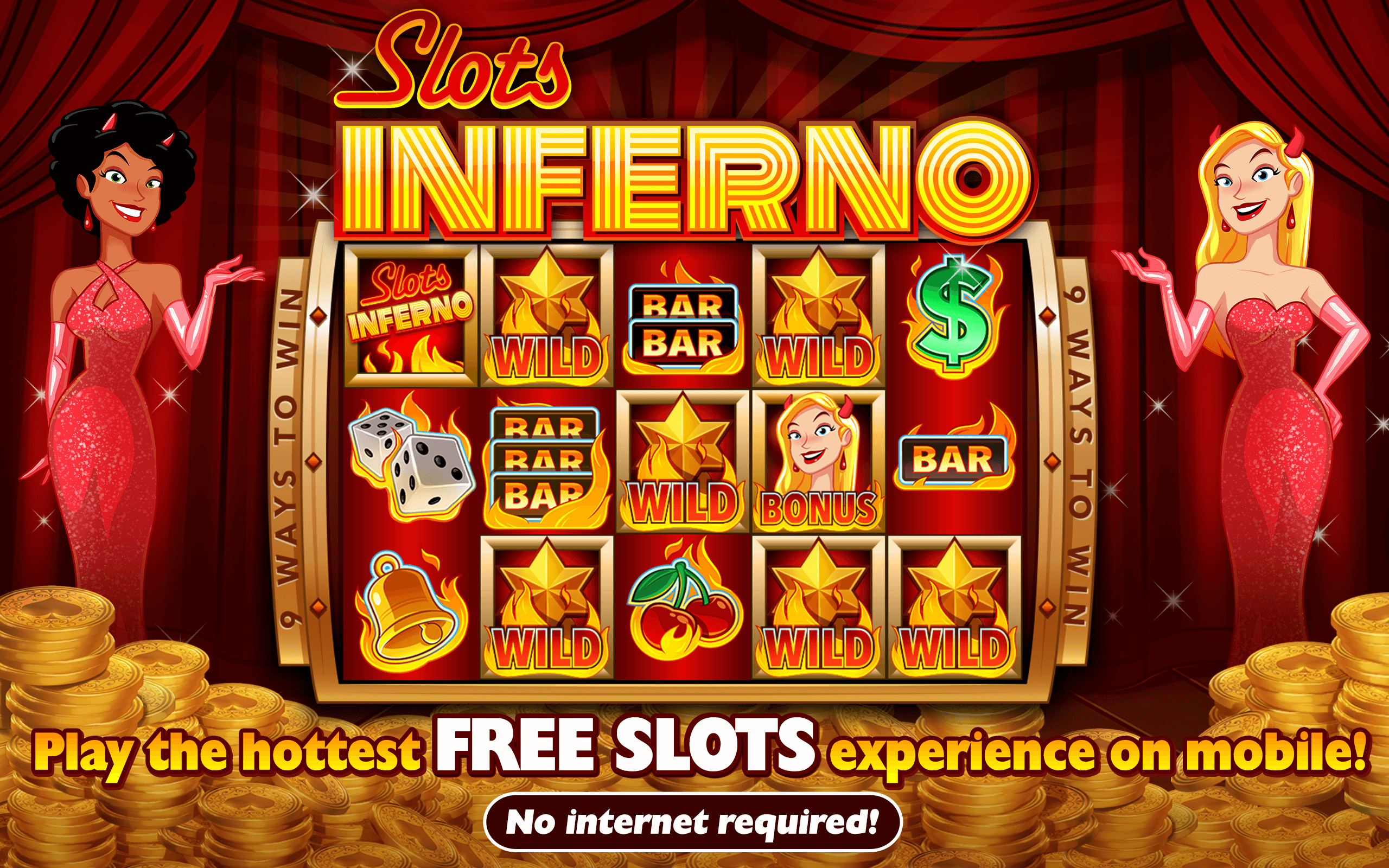 play inferno slots online games