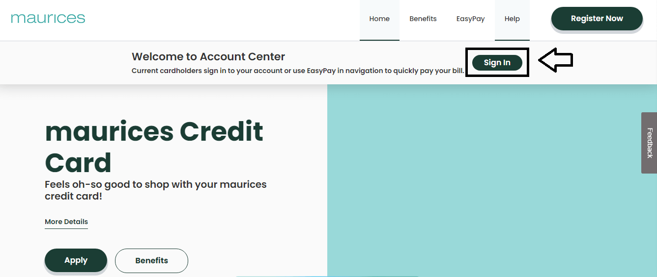 Maurices Credit Card Login