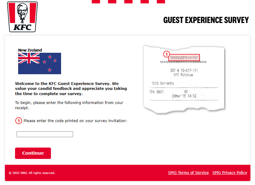 kfc new zealand customer experience survey