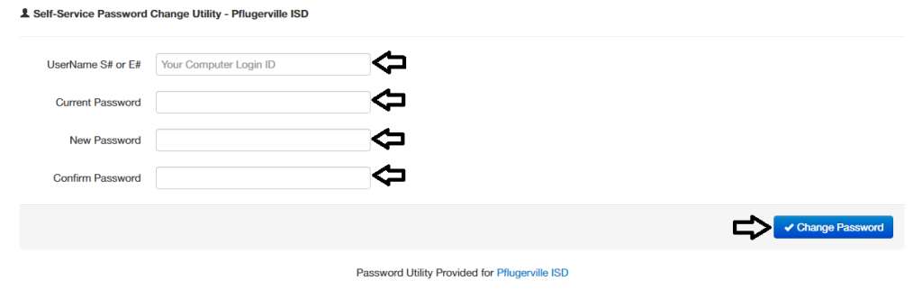 canvas pfisd reset password