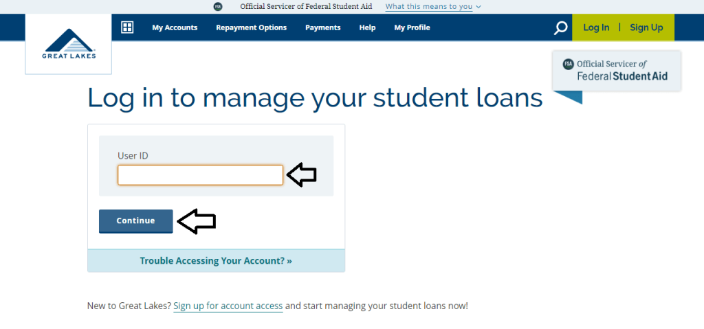 great lakes student loan account login