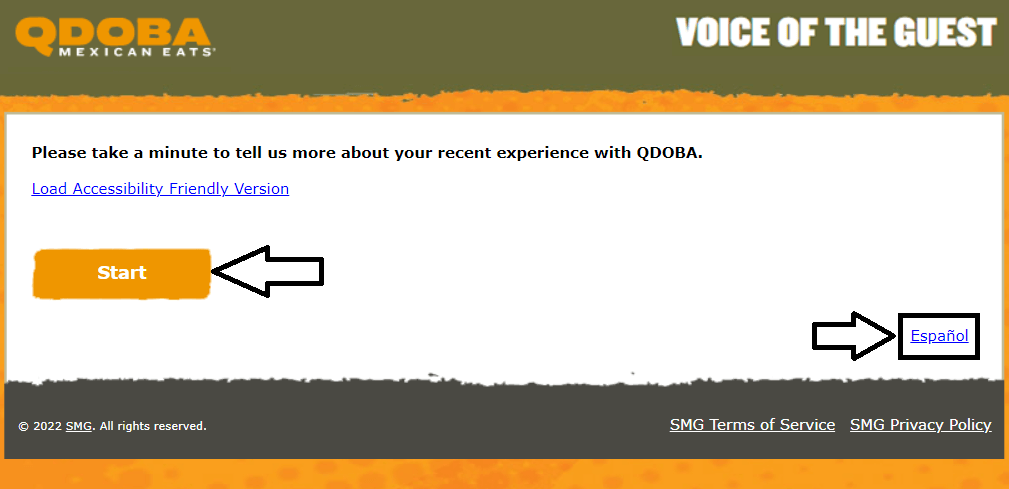 qdoba voice of the guest survey
