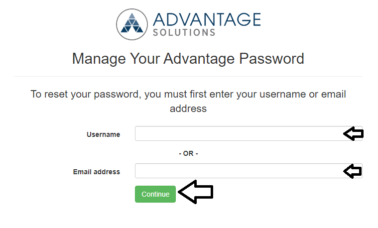 reset asmconnects password