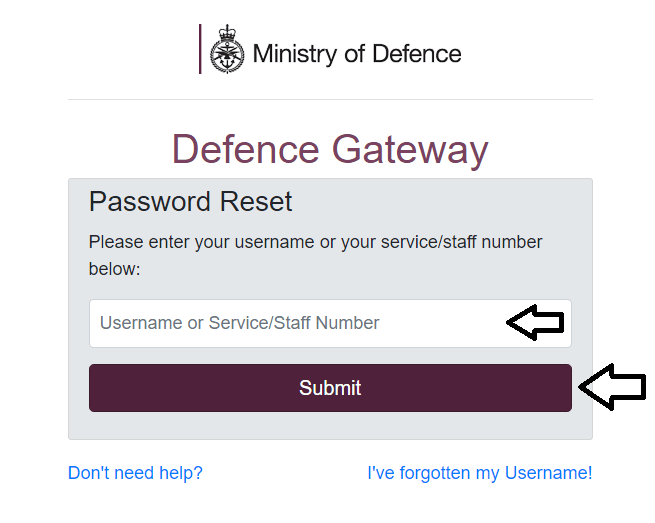 reset jpa portal login password