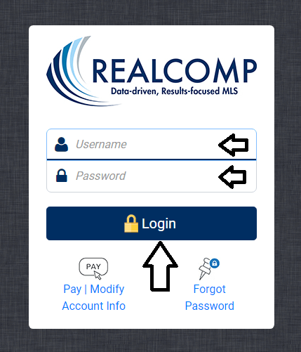 login to realcomponline account