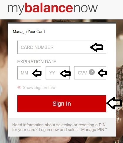 sign in on the mybalancenow portal