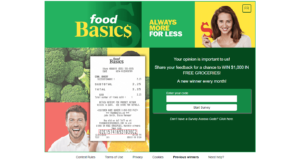 food basics survey