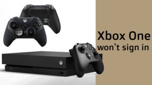 xbox one won't sign in