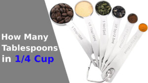 how many tablespoons in 1/4 cup