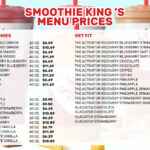 Smoothie King Menu with Prices