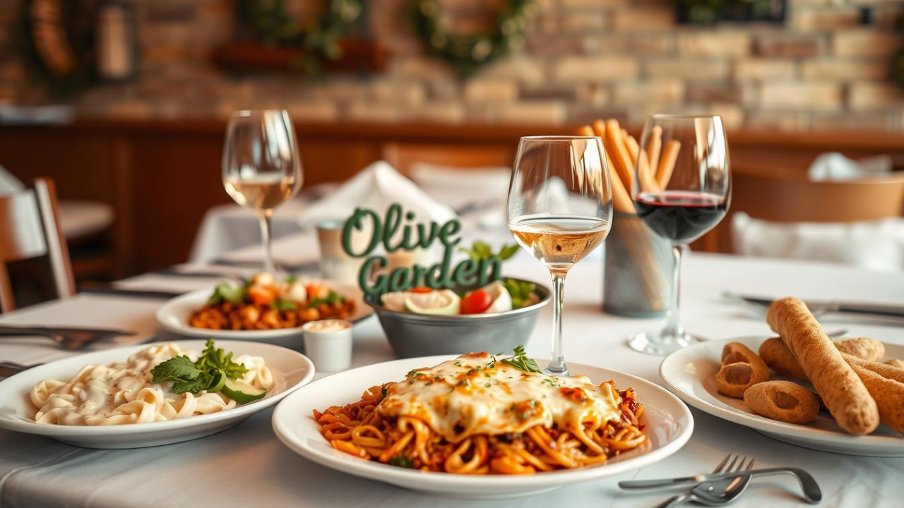 Olive Garden Menu With Prices & Latest Deals