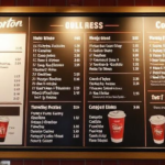 Tim Hortons Coffee Menu