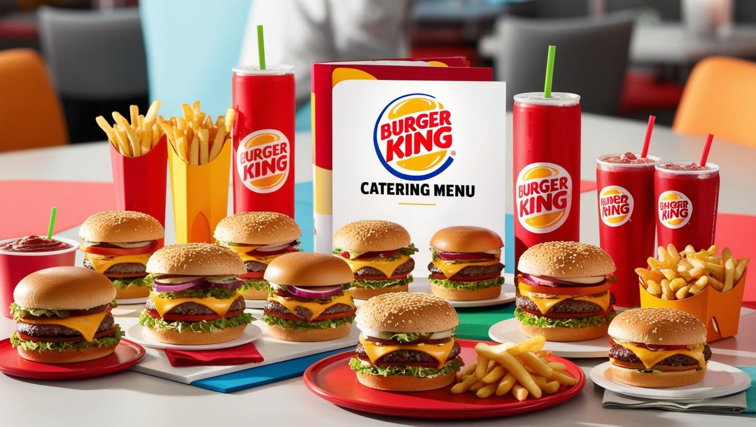 Burger King Catering Menu