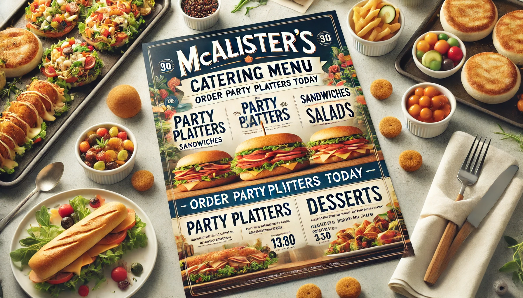 McAlister’s Catering Menu