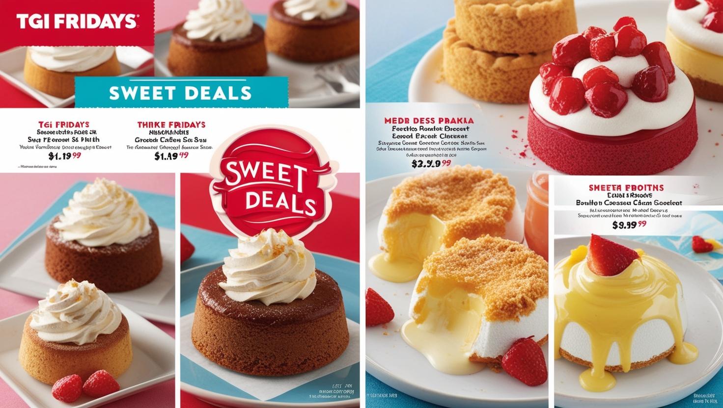 TGI Fridays Dessert Menu Prices