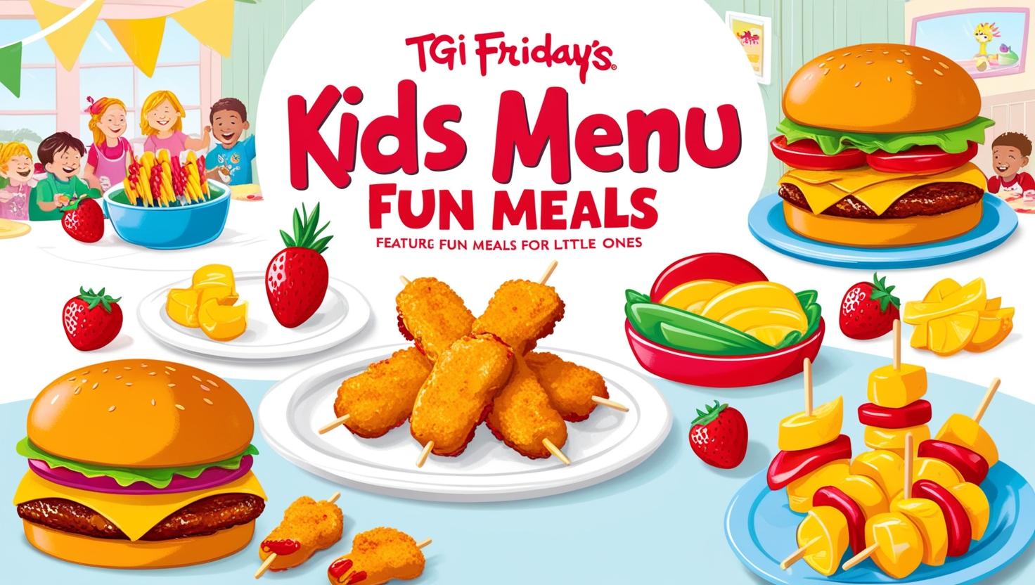 TGI Fridays Kids Menu