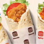 Burger King Wrap Menu