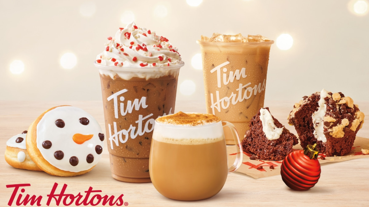 Tim Hortons Holiday Menu