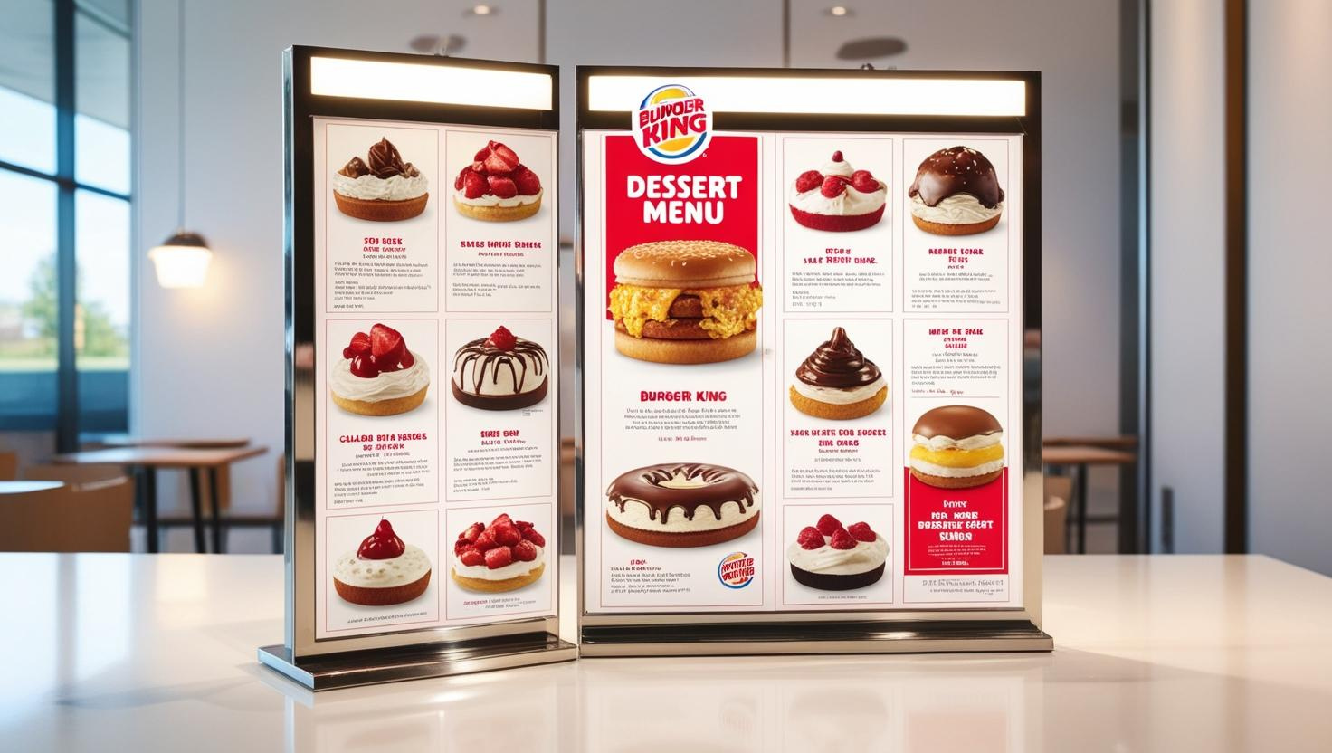 Burger King Dessert Menu