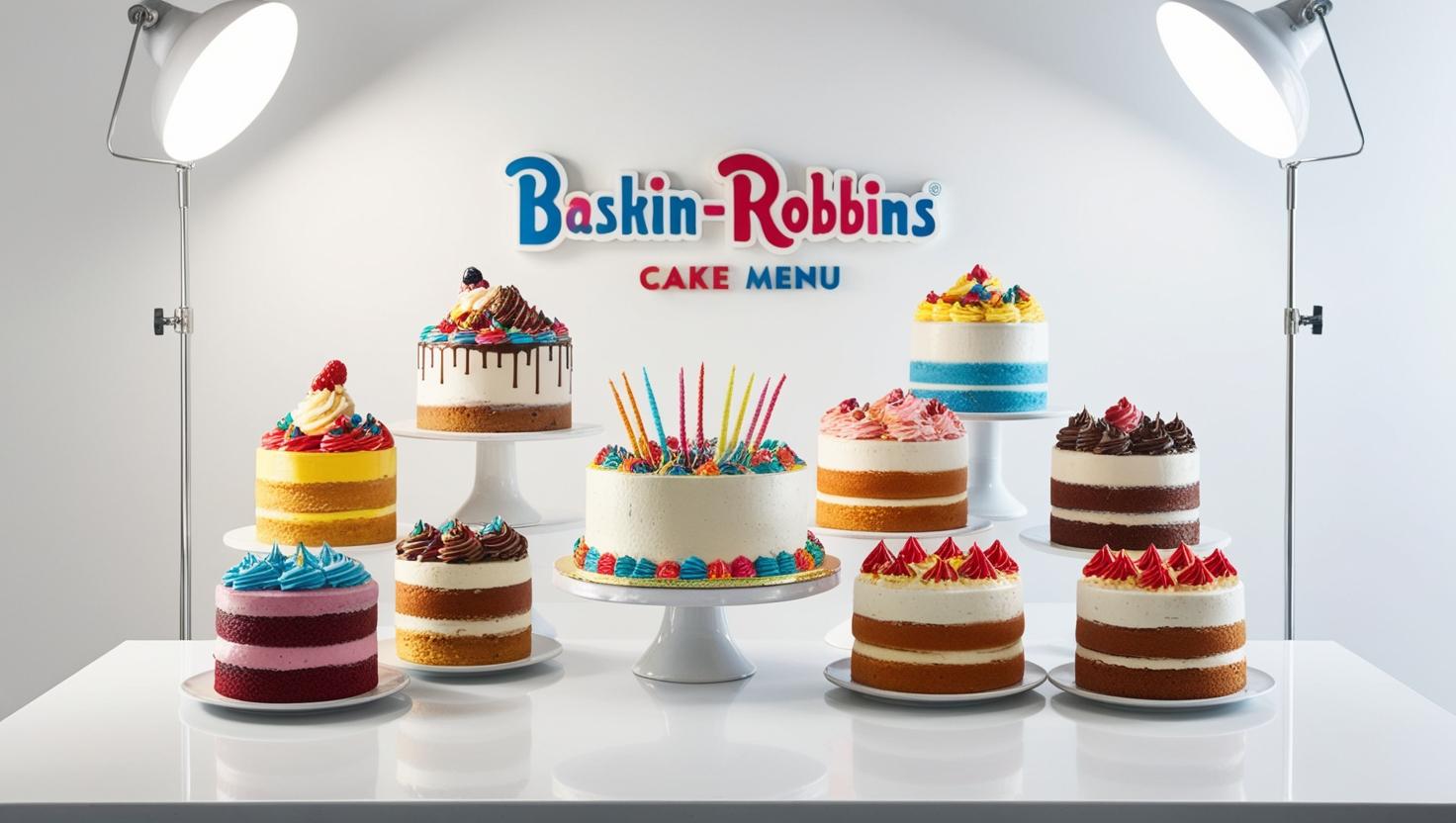 Baskin Robbins Cake Menu