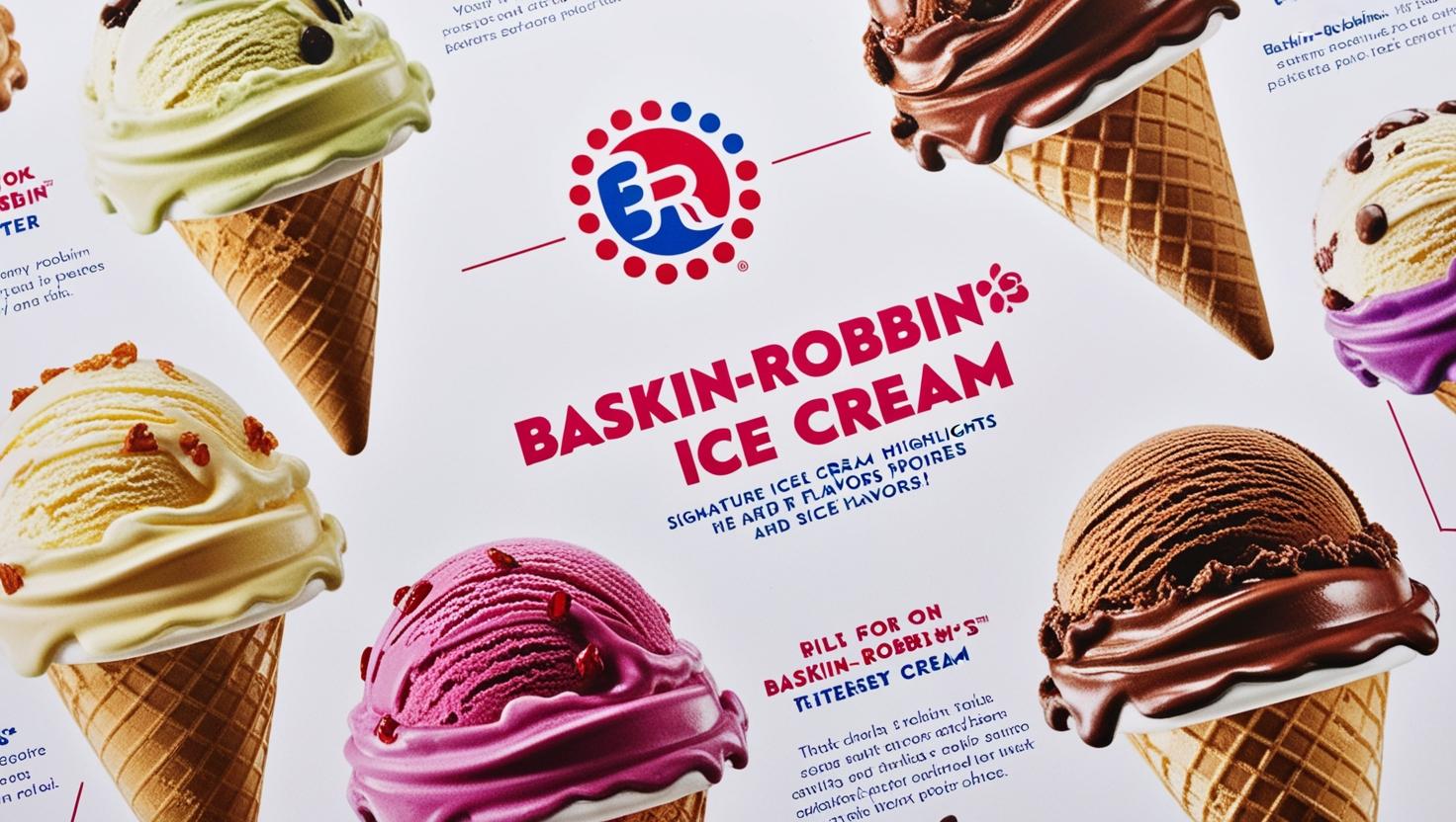 Baskin Robbins Ice Cream Menu Highlights & Flavors