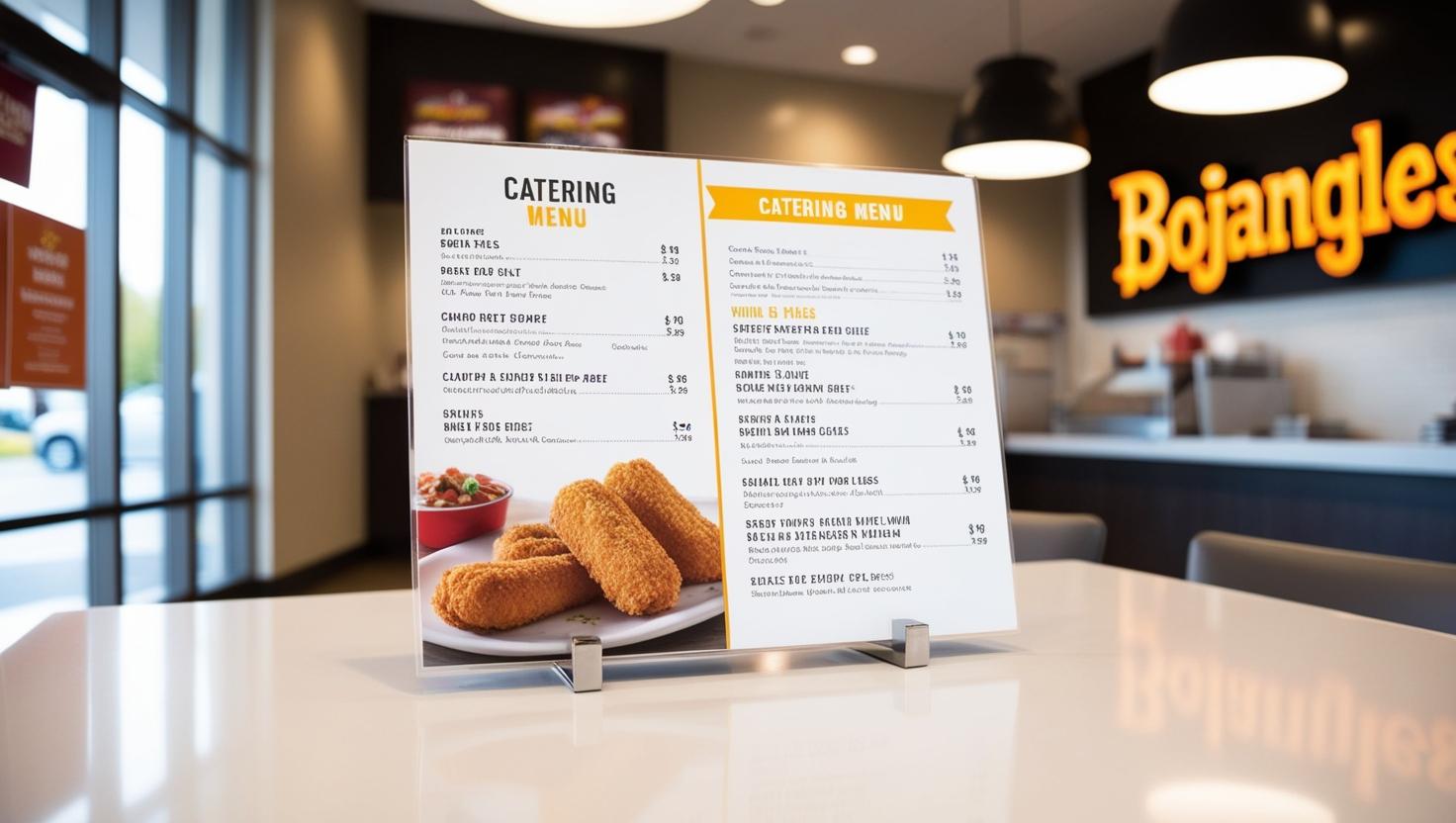 Bojangles Catering Menu Options & Pricing