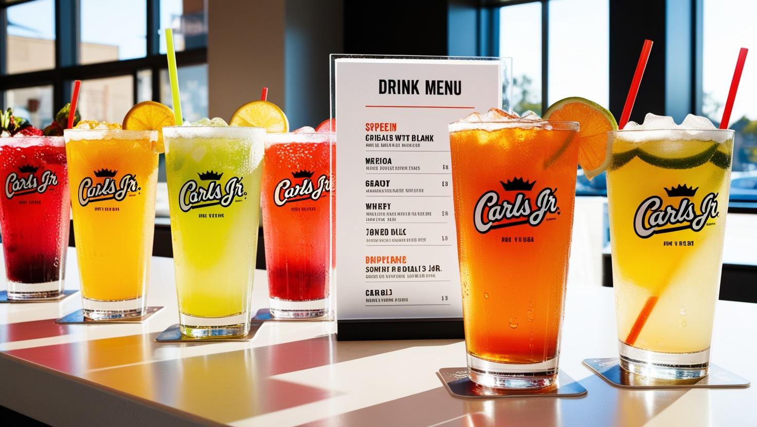 Carl’s Jr. Drink Menu