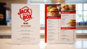 Jack in the Box Menu with Prices